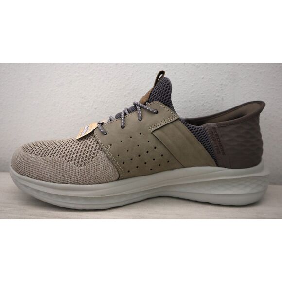Skechers 210811 Men’s Sz 11M Taupe Slade-Ocon Relaxed Fit Slip-In Shoes - Picture 9 of 14